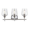 thumbnail image 3 of Safavieh Eagan 11 in. H Three Light Wine Glass Wall Sconce, Nickel, 3 of 5