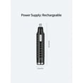 thumbnail image 2 of 1pc Nose Hair Trimmer For Men,Electric Beard Trimmer Men Rechargeable,2 In 1 Multifunctional Cordless Razors Electric Shaver For Mens, 2 of 4