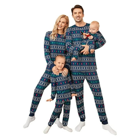 

Michellecmm Family Christmas Pjs Matching Sets Christmas Matching Jammies for AdultsKids Baby Holiday Xmas Sleepwear Set