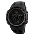 thumbnail image 5 of serony 1251 Mens Digital Sports Watch Waterproof Stopwatch Countdown Black Coffee, 5 of 5
