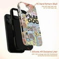 thumbnail image 4 of Fear God Inspirational Phone Case, Faith-Based Religious Collage Design iPhone Cover, Motivational Bible Verse Protective Case for iPhone 17 16 15 14 13 12 11 Pro Plus Mini, 4 of 6