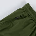 thumbnail image 6 of Domuza Men's Lightweight Hiking Pants Drawstring Elastic Wasit Athletic Fishing Pants 2026 New Outdoor Running Workout Active Track Pants Army Green L, 6 of 7