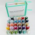 thumbnail image 6 of New brothread 30 Janome Colors Polyester Embroidery Machine Thread 500M (550Y) Assortment2, 6 of 6