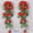 Red, variant on Gmogad Artificial Rose Garland 2-Pack - 36 Inch Fake Flower Vine for Wedding Arch Home Party Decor - Hanging Floral Arrangement with 17 Roses & Leaves for Indoor Outdoor Decoration