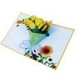 thumbnail image 3 of Toorise Flower Pop-up Card with Envelope 3D Flower Greeting Card Express Your Wishes Stereoscopic Flower Cards Creative Greeting Cards Exquisite Thank You Cards for Girlfriends Wife Women Gift, 3 of 11