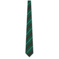 thumbnail image 2 of Red and White Stripes on Green Necktie Mens Tie, 2 of 3