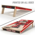 thumbnail image 4 of YouTheFan NCAA Texas Tech Red Raiders 2' x 4' Cornhole Game, 4 of 6