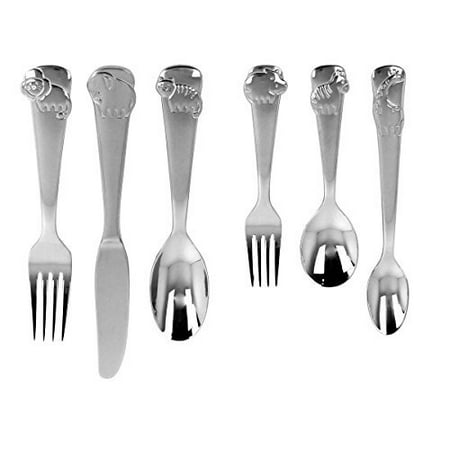 Oneida Wildlife Buddies 6pc Child Flatware Progress Set