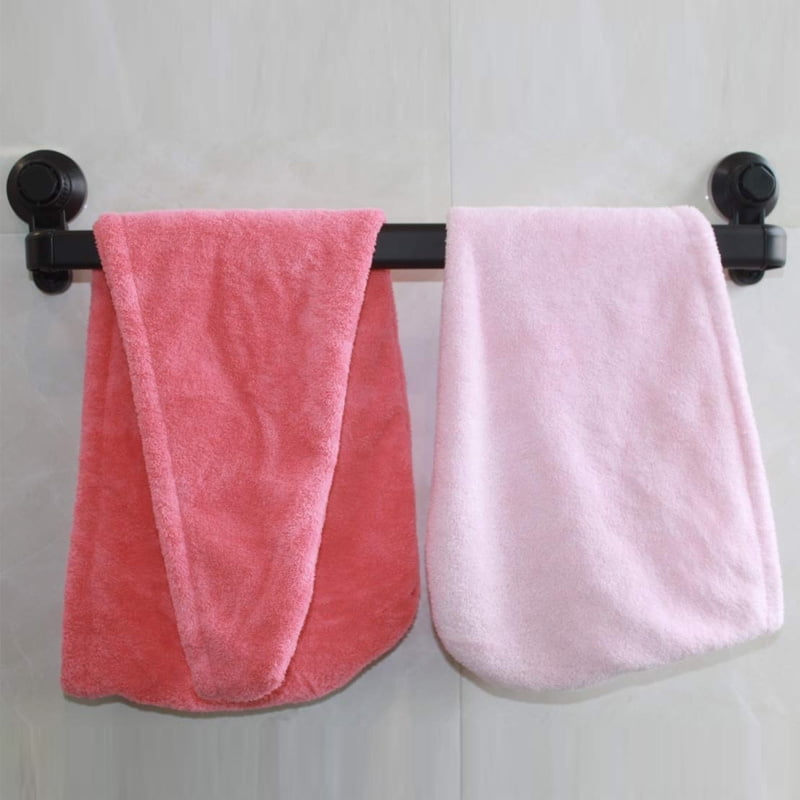HRSR Suction Cup Towel Rack Retractable NonDrilling WallHanging Bar