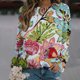 thumbnail image 2 of Camisas de mujer con estampado gráfico de manga larga con cuello redondo, sudadera, suéter, tops cómodos Fridja  hkj1489, 2 of 4