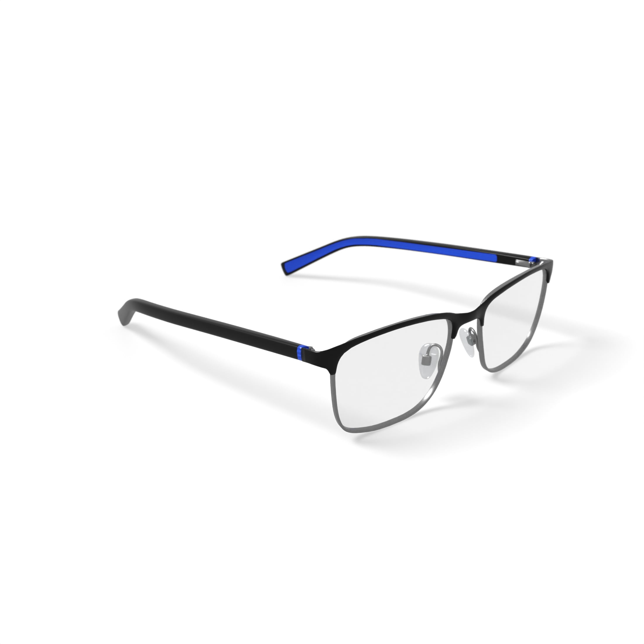 Nautica Men's N7310 Prescription Eyeglasses with Case, Matte Black