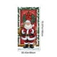 thumbnail image 3 of Christmas Door Cover Santa Claus Print Holiday Party Decoration Polyester Fabric Door Hanging for Home Indoor Outdoor Festive Decor, 3 of 6