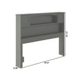 thumbnail image 7 of AFI Newport Full Bookcase Headboard with USB Charging Station, Grey, 7 of 7