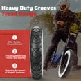 thumbnail image 4 of Neumáticos Fat Bike MEGHNA MG-BT-20-4.0, 20 x 4 pulgadas, pared blanca, paquete de 2, 4 of 8