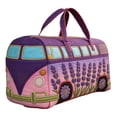 thumbnail image 2 of Hippie Van Quilted Duffle Bag - 2026 Duffle Bag For Travel Women Men Boho Travel Weekender Bag With Handle Retro Style Bohemian Travel Bags For Gym, Yoga, Summer Vacation Trips & Holiday Large, 2 of 8