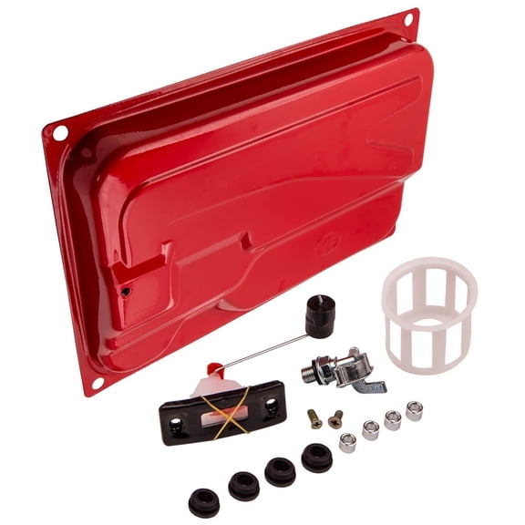 Maxpeedingrods 5 Gallon Universal Gas Tank w/ Fuel Filter Cap Gauge Petcock for EC2500 Engine