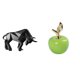 thumbnail image 1 of Estatua del toro,Estatua de toro,estatuilla,escultura,decoración de escritorio,Estatua,Escultura de fruta artificial,estatua y artesanía,Colección de figuras de cerámica para decoración, 1 of 8
