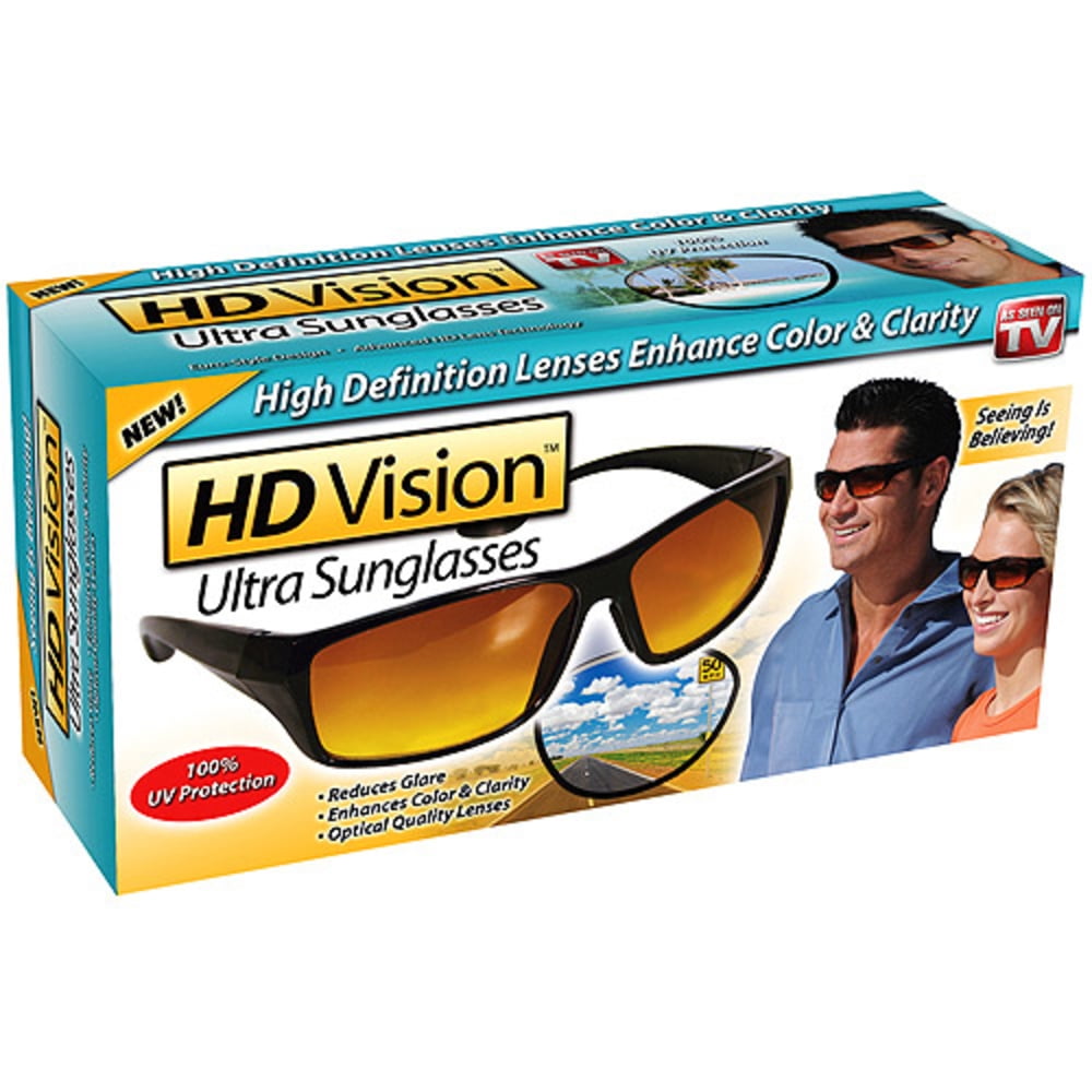HD Vision High Definition Sunglasses Tortoise 2 Pack 