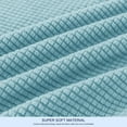 thumbnail image 6 of Subrtex Stretch 2-Piece Textured Grid Slipcover Sofa Cover, Steel Blue, 6 of 8