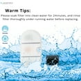 thumbnail image 5 of NISPIRA PLWF002 Cat Water Fountain Activated Charcoal Water Filter Kit Replacements with Spongies Compatible with Petlibro 71oz/2.1L, 6 Pack, 5 of 7