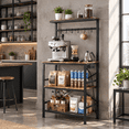 Coffee Bar 4-tier Baker's Rack With Power Outlet 21.7