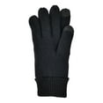 thumbnail image 4 of Bruceriver Men's Touchscreen Wool Gloves, Fleece Lined, Black, S/M, 4 of 6