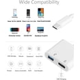thumbnail image 2 of USB C OTG Adapter with Charging Port, 2 in 1 USB C to USB Female with 60W PD Charging Adapter Compatible with iPhone, iPad Pro, Galaxy S24/S23/S22/S21, Pixel 8/7/6, Google Chromecast, 2 of 7