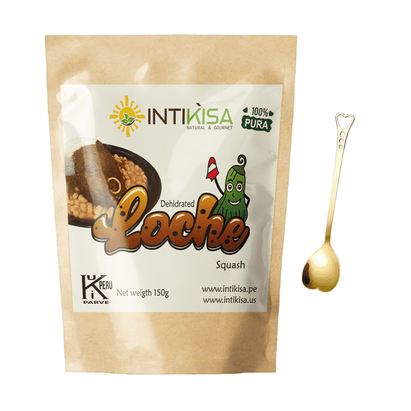 Intikisa Loche Squash Powder, Dried Peruvian Pumpkin, Cooking Ingredient, 5.3 oz (150 g)