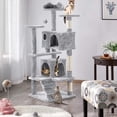 thumbnail image 2 of Árbol para gatos Yaheetech de 137 cm con rascadores y condominios, 2 of 9