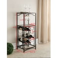 thumbnail image 4 of KB WR1261 35 x 15 x 12 in. Metal Storage Wine Rack - Brushed Copper, 4 of 10