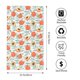 thumbnail image 2 of Fotbe Peach Toalla Premium con Patrón, Toalla de Microfibra de Secado Rápido, Ligera y Altamente Absorbente (27.5x16in), Ideal para Uso Diario, 2 of 6