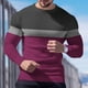 thumbnail image 4 of Blusas y camisas de manga larga con cuello redondo para hombre, ropa deportiva para el hogar, pijamas, camisetas casuales holgadas de color liso, blusa deportiva de poliéster para hombre, 4 of 5