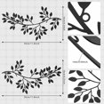 thumbnail image 6 of Tkrady 1 Pair Metal Tree Leaf Wall Decor Vine Olive Branch Art Wrought Iron Scroll Sculptures Above The Bed, Living Room, Outdoor Decoration (B), 6 of 6