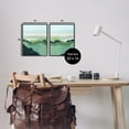 thumbnail image 5 of Stupell Industries Hill Side Nautical Landscape Abstract Greenery Black Framed by Grace Popp, 5 of 5