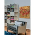 thumbnail image 3 of Marmont Hill "Floral Frenzy Red V" Painting Print on Canvas, 3 of 7