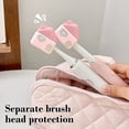 thumbnail image 4 of Toothbrush Head Cover Plastic House-Shaped with Secure Clip for Travel, Camping and Daily Use, 4 of 6