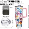 thumbnail image 6 of 40oz Mermaid Tumbler With Handle Lid and Straw -Mermaid gifts for women Mermaid Travel Coffee Cup-Mermaid Gifts For Mermaid Lover-Mermaid Mugs, 6 of 6