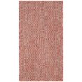 thumbnail image 1 of Safavieh Courtyard Collection CY8521-36521 Red and Beige Indoor,  Outdoor Area Rug (4' x 5'7"), 1 of 7