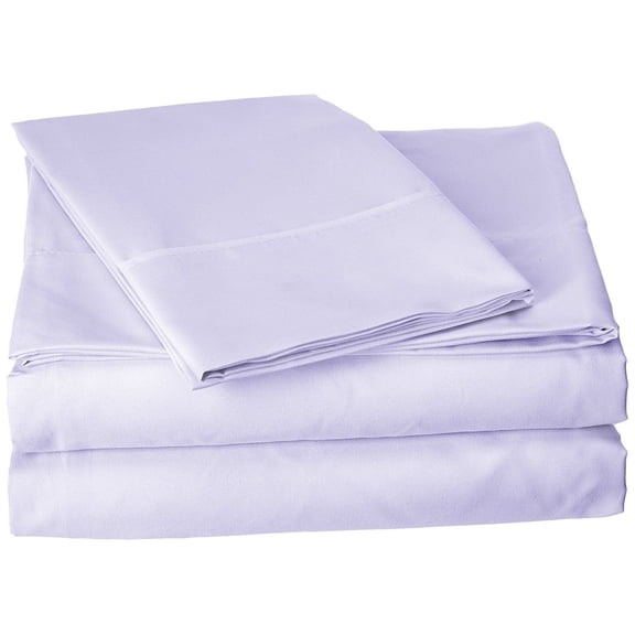 Elegance Linen Wrinkle Resistant 5-Piece Bed Sheet Set - 1500 Premier Silky Sof tSheet Set - Split King, Lavender