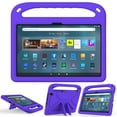 thumbnail image 2 of Feishell Fit for Amaon Fire Max 11 Tablet 2023 Kids Friendly EVA Shockproof Protective Case,with Pencil Holder,Portable Child Proof Handle Kickstand Durable Case Cover,Purple, 2 of 6