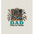 thumbnail image 2 of Dad Fixer Of Things
 Adult Sand Long Sleeve Hoodie-Small, 2 of 3