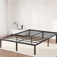 thumbnail image 6 of Bed Frame Metal Platform Bed Frame Mattress Foundation with Steel Slat Support-Queen, 6 of 9