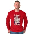 thumbnail image 4 of Street Fighter Vega Rage Cage USA Men Big & Tall Long Sleeve Tee Brisco Brands 2X, 4 of 5