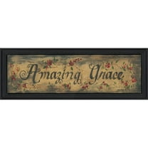 Amazing Grace By Gail Eads Printed Framed Wall Art Wood Multi-Color
