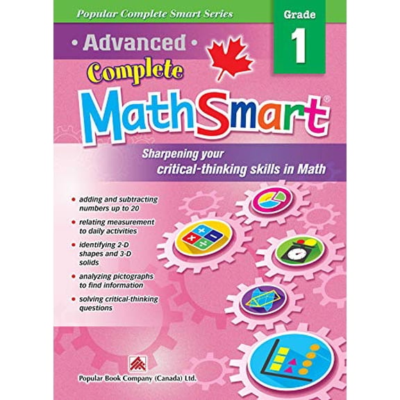 Pre-Owned Advanced Complete MathSmart Grade 1: Advance in Math and Build Critical-Thinking Skills