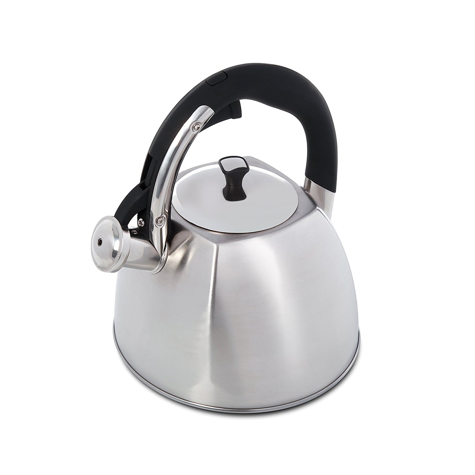 Mr Coffee Belgrove 2.5 Quart Brushed Stainless Steel Whistling Tea