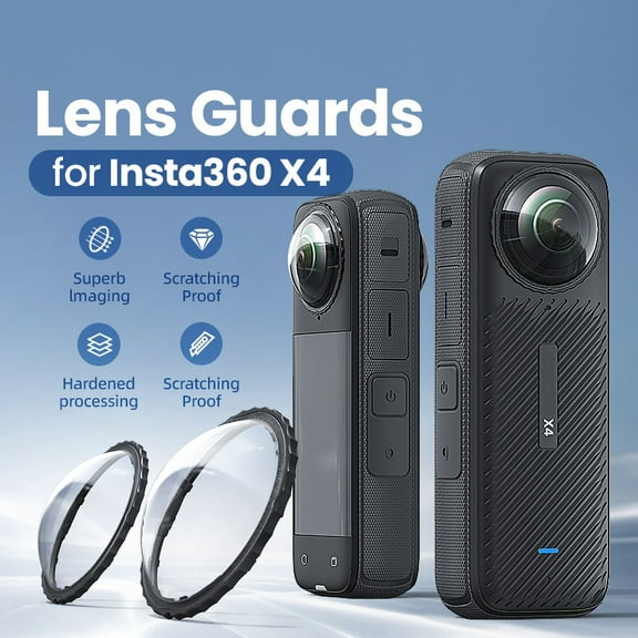 Lens Guard for Insta360 X4, Anti Scratch Protective Lens Cover  Lens Cap Lens Protector Action Camera Accessories