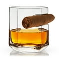 thumbnail image 6 of Viski Crystal Cigar Glass, Whiskey Glass, Gifts for Men, 13oz Set of 1, 6 of 7