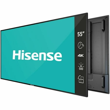 Hisense 55B4E31T 55 in. UHD 4K 500 Nits Prosumer 18 x 7 E-Series Digital Signage Display Flat Panel