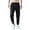 Black, variant on Durtebeua Casual Pants For Men Relaxed Fit Jogging Pants Elastic Waist With Pockets Active Pants Regular and Big